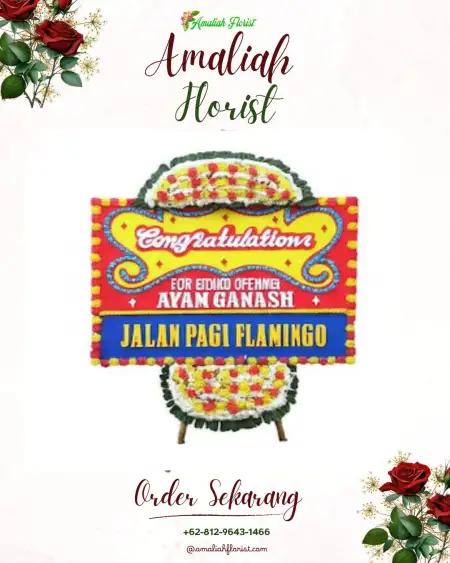 Sewa Papan Bunga Bajingmeduro